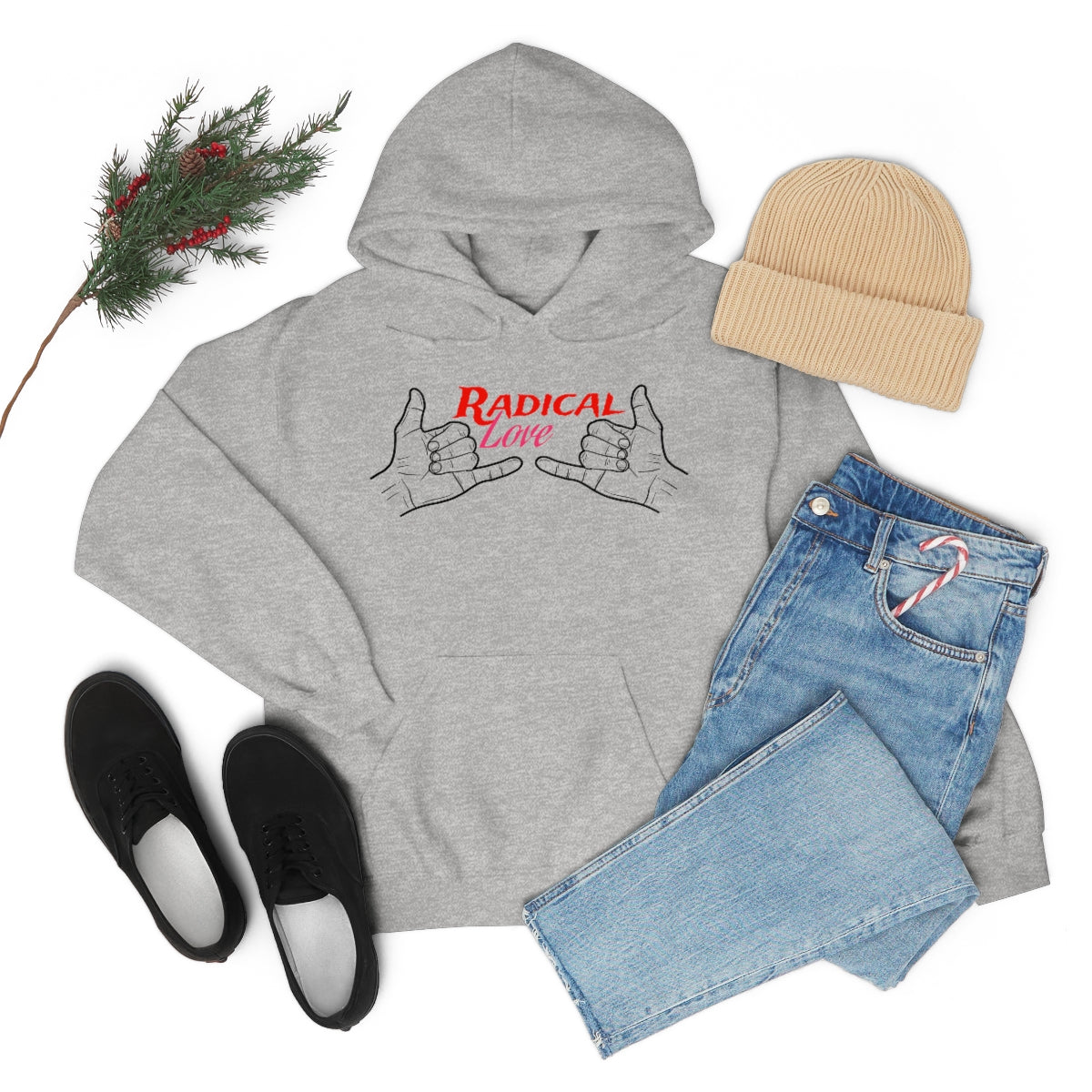 Premium Radical Love Hooded Sweatshirt