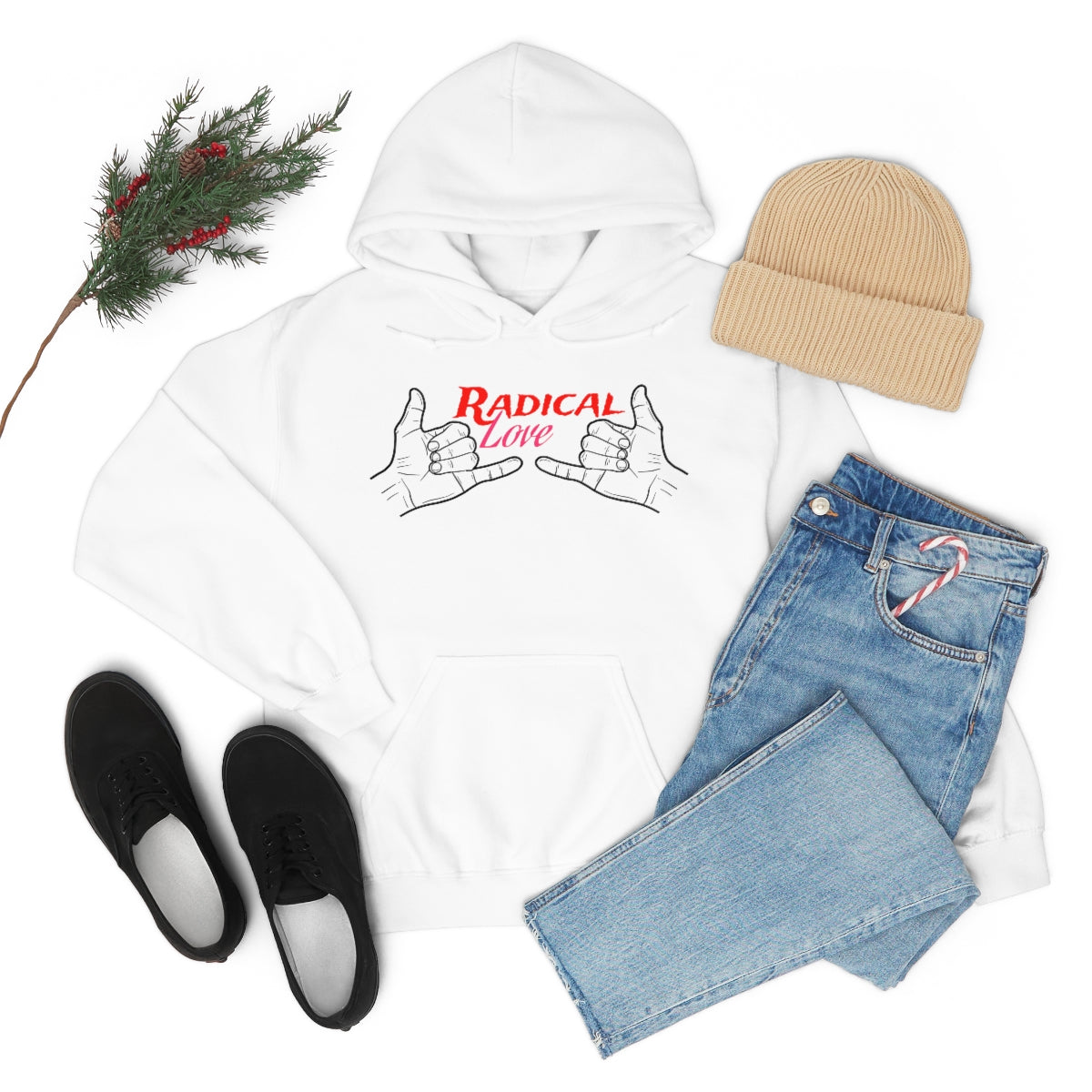 Premium Radical Love Hooded Sweatshirt